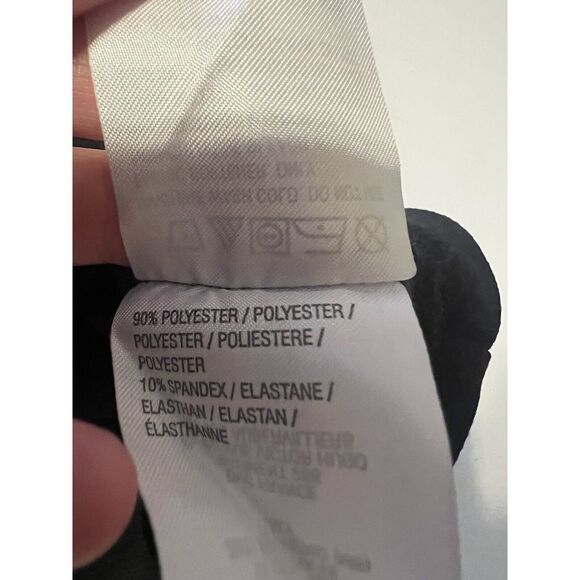 ELIZABETH &‎ CLARKE Women's Size Large L Blouse Shirt Top Long Sleeve Tee Black - Picture 9 of 9